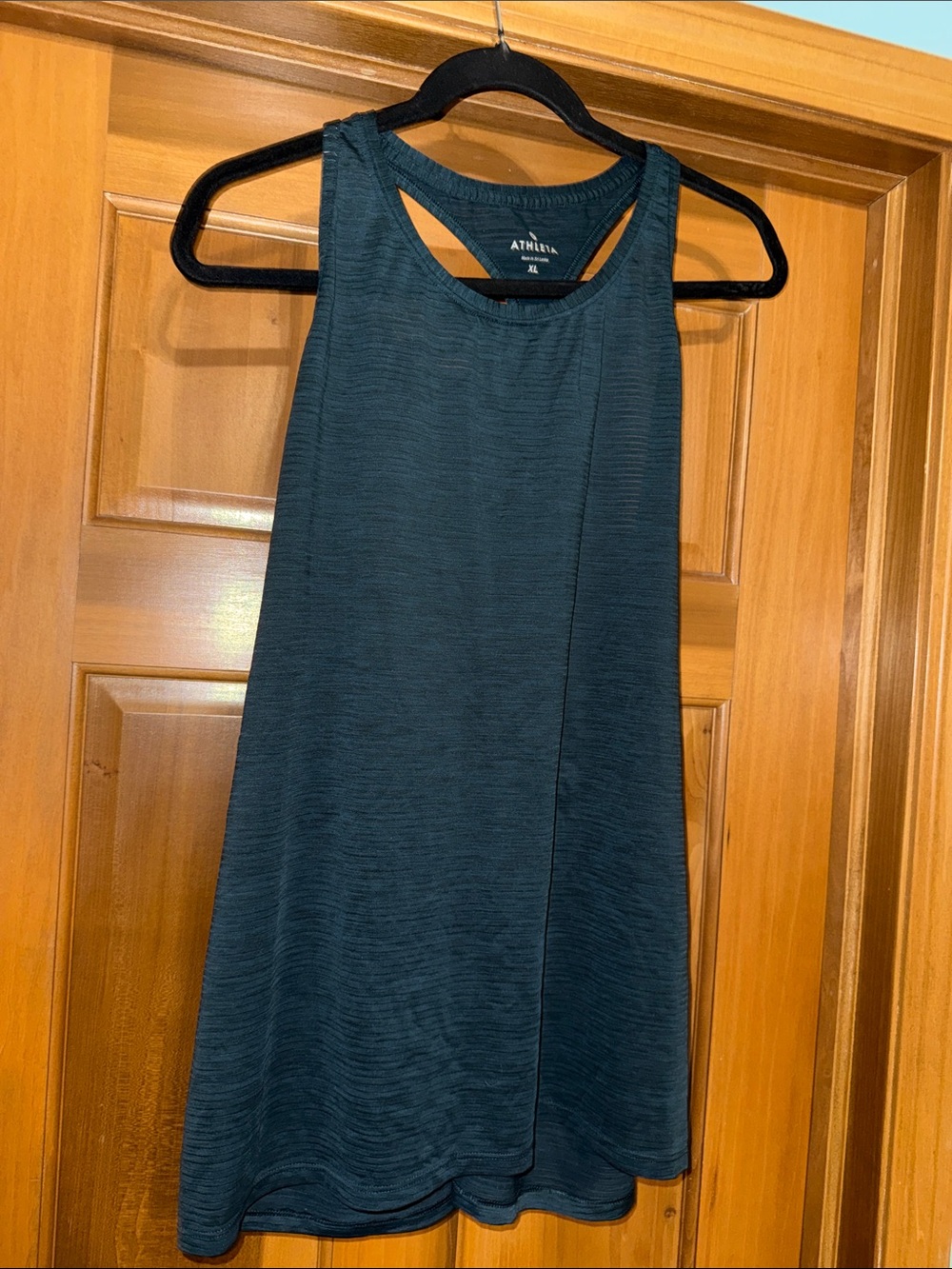 Athleta Dark Green Racerback Tank Top